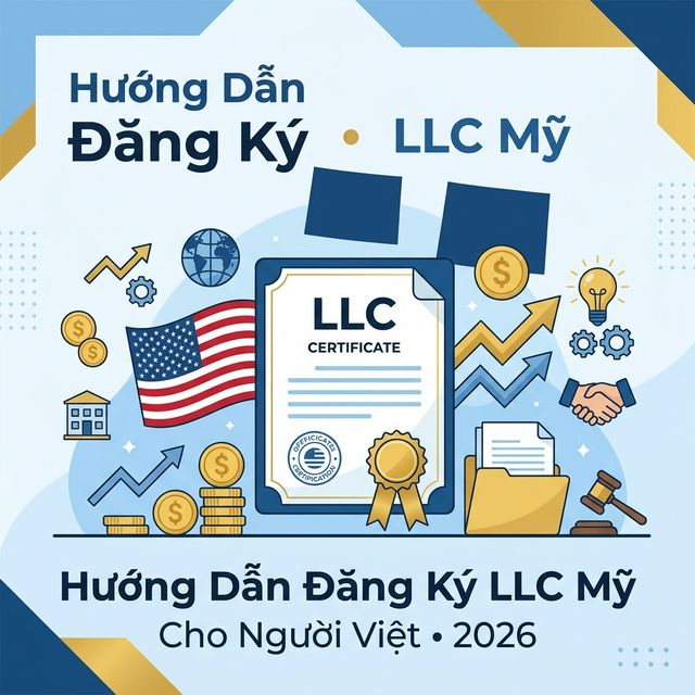 Hướng Dẫn Đăng Ký LLC Mỹ Cho Người Việt: Chi Phí Thực Tế Và Từng Bước Cụ Thể (2026)